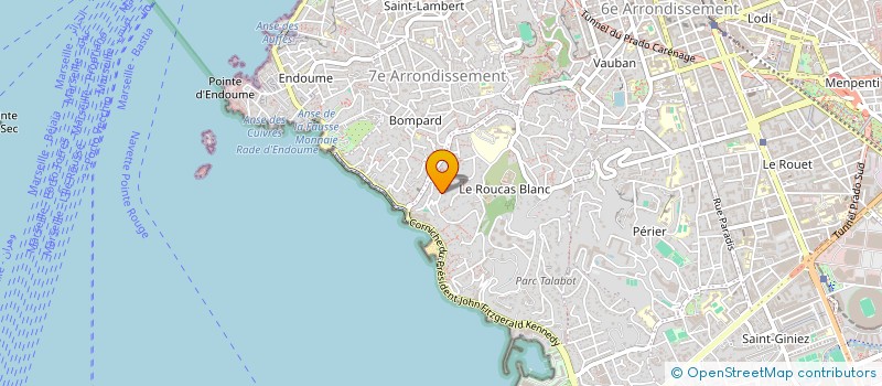 localisation de l'entreprise SCI VITROLLES 221  MARSEILLE