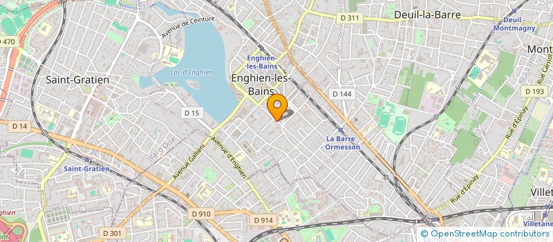 localisation de l'entreprise SCI VITRUKHA à ENGHIEN-LES-BAINS