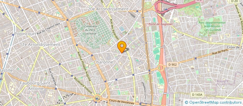 localisation de l'entreprise SCI VITRUVE  PARIS