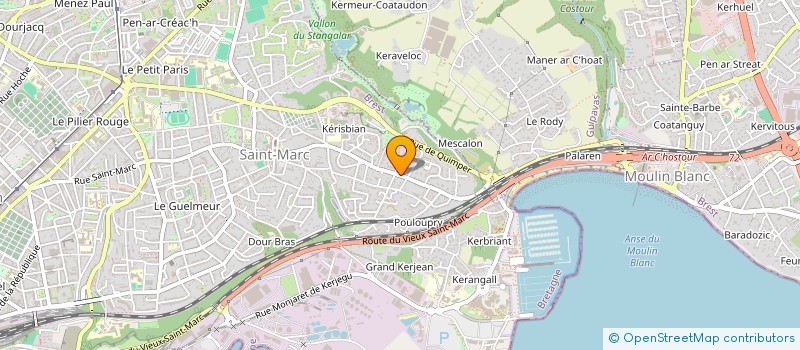 localisation de l'entreprise SCI VITRUVE  BREST