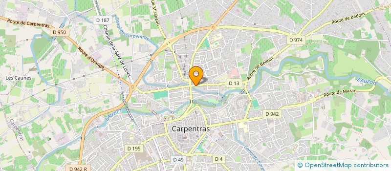 localisation de l'entreprise SCI VITRUVUS  CARPENTRAS