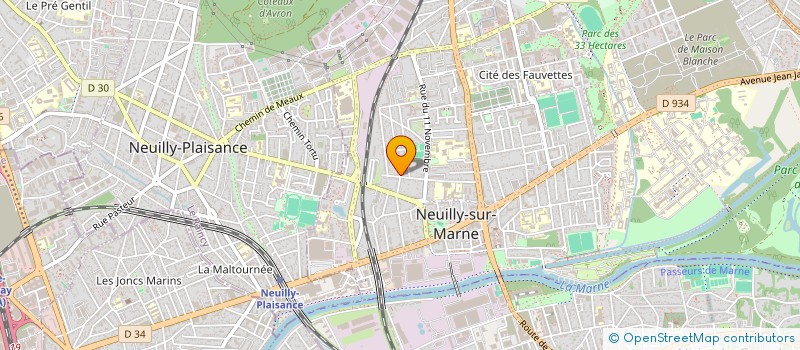 localisation de l'entreprise SCI VITRY 137  NEUILLY-SUR-MARNE