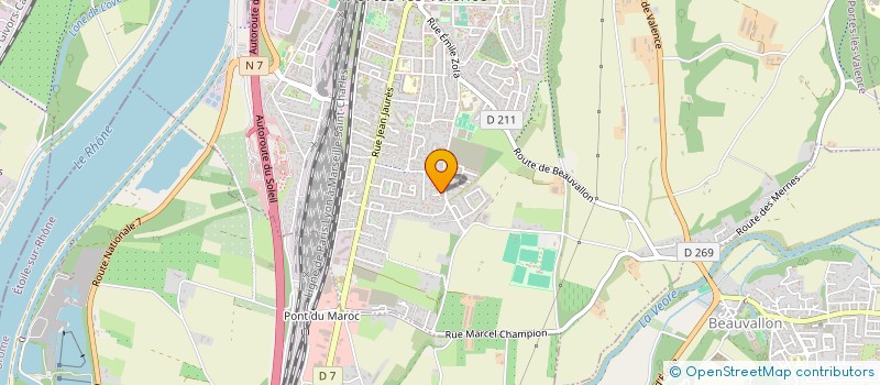 localisation de l'entreprise SCI VITRY  LIVRON-SUR-DROME