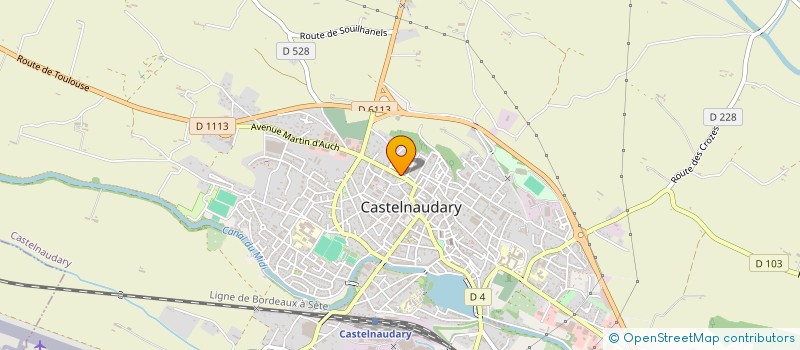 localisation de l'entreprise SCI VITRY FRERES  CASTELNAUDARY