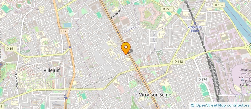 localisation de l'entreprise SCI VITRY LAGAISSE  VITRY-SUR-SEINE