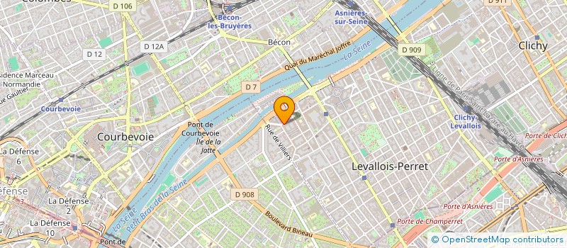 localisation de l'entreprise SCI VITRY PROGRES à LEVALLOIS-PERRET