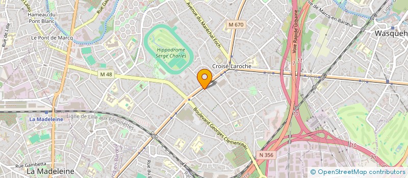 localisation de l'entreprise SCI VITRYSTONE  MARCQ-EN-BARUL