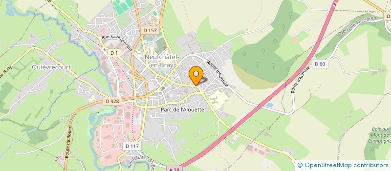 localisation de l'entreprise SCI VITTECOQ  NEUFCHATEL-EN-BRAY