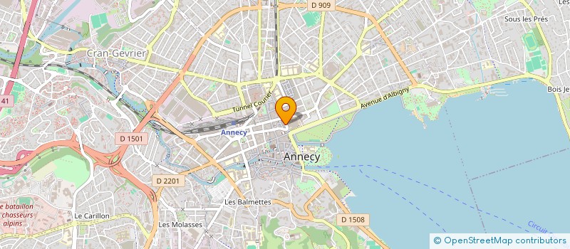localisation de l'entreprise SCI VITTET à ANNECY