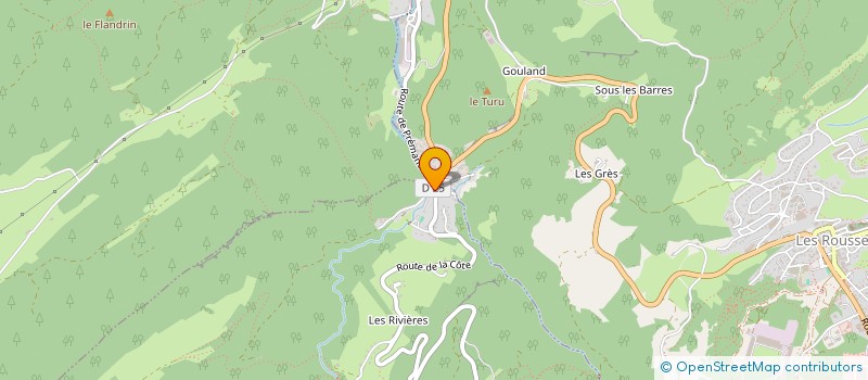 localisation de l'entreprise SCI VITTON  LES ROUSSES