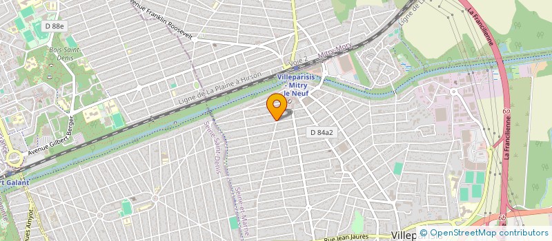 localisation de l'entreprise SCI VITTORIA  VILLEPARISIS