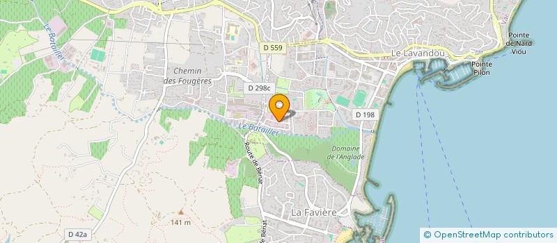 localisation de l'entreprise SCI VITTORIA à LE LAVANDOU