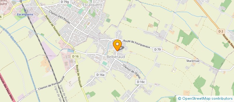 localisation de l'entreprise SCI VITTORINA  BELBERAUD