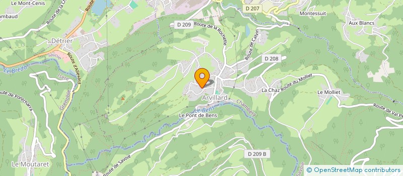 localisation de l'entreprise SCI VITTOZ & CO  ROTHERENS