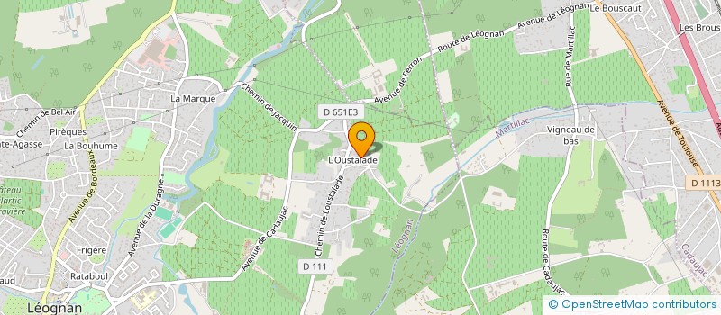 localisation de l'entreprise SCI VITTRE DE LAITRE  LEOGNAN