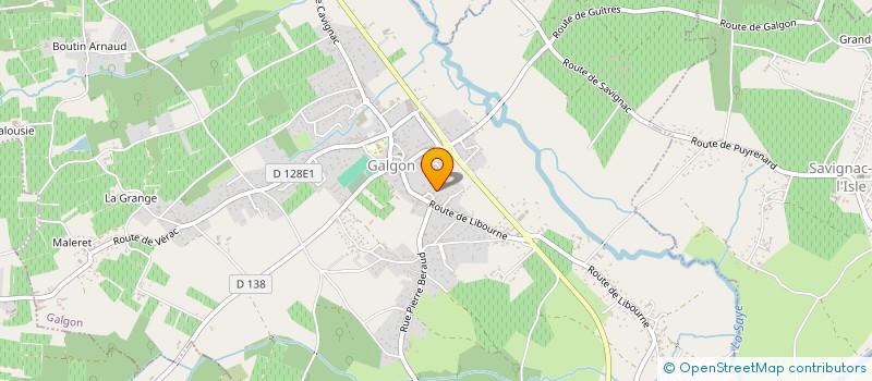 localisation de l'entreprise SCI VITU  GALGON