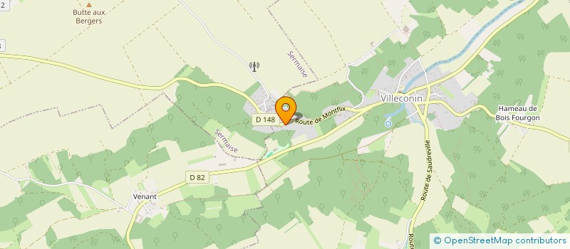 localisation de l'entreprise SCI VITUS  VILLECONIN