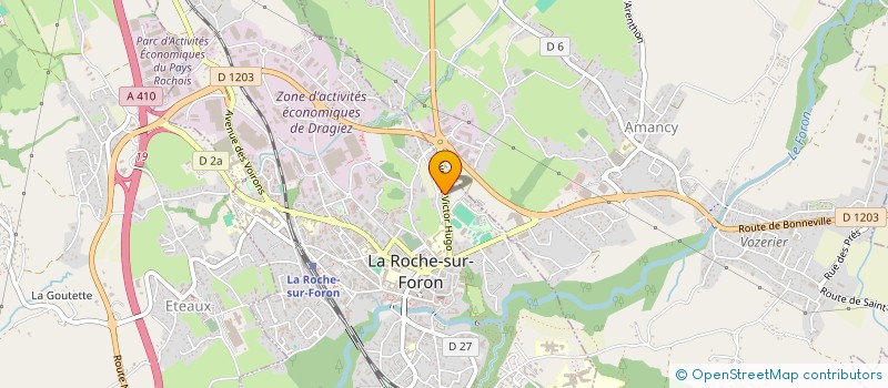 localisation de l'entreprise SCI VIUZ  LA ROCHE-SUR-FORON