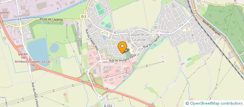 localisation de l'entreprise SCI VIVA 2023  CAPPELLE-LA-GRANDE