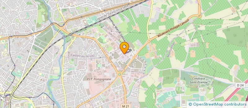 localisation de l'entreprise SCI VIVA à MONTPELLIER