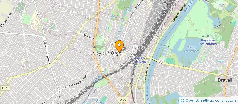 localisation de l'entreprise SCI VIVA à JUVISY-SUR-ORGE