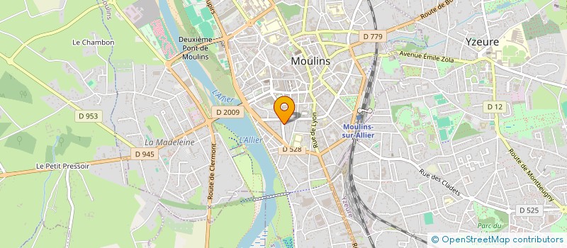 localisation de l'entreprise SCI VIVA à MOULINS