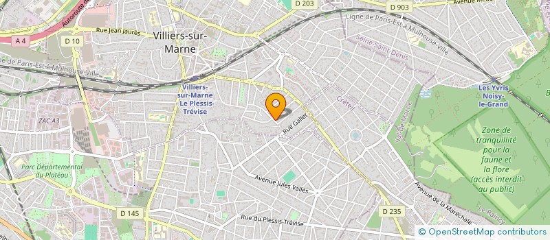 localisation de l'entreprise SCI VIVA  VILLIERS-SUR-MARNE