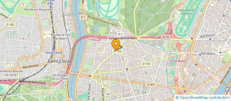 localisation de l'entreprise SCI VIVA à BOULOGNE-BILLANCOURT