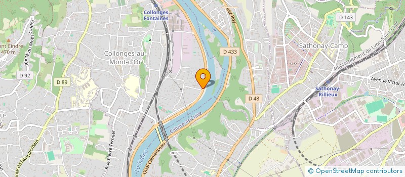 localisation de l'entreprise SCI VIVA  ALBIGNY-SUR-SAONE