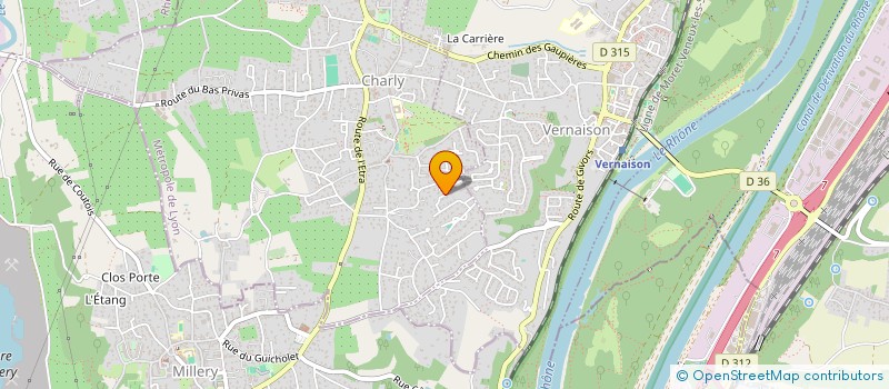 localisation de l'entreprise SCI VIVA  CHARLY