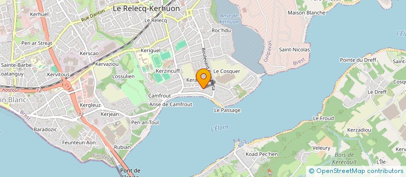 localisation de l'entreprise SCI VIVACE  LE RELECQ-KERHUON