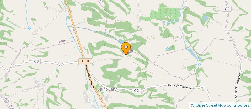 localisation de l'entreprise SCI VIVALAU  CASTILLON-MASSAS