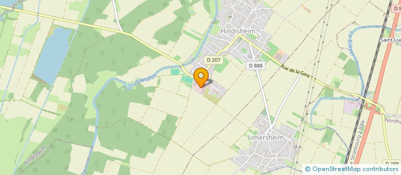 localisation de l'entreprise SCI VIVALDI  ERSTEIN