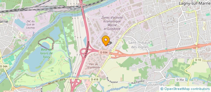 localisation de l'entreprise SCI VIVALDI à SAINT THIBAULT DES VIGNES