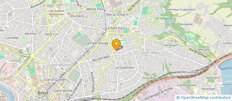 localisation de l'entreprise SCI VIVALDI à BREST