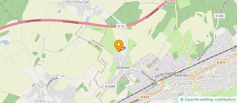 localisation de l'entreprise SCI VIVALDI  SAINT-VIT