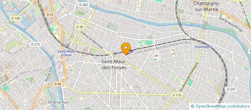 localisation de l'entreprise SCI VIVALDI à SAINT-MAUR-DES-FOSSES