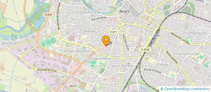 localisation de l'entreprise SCI VIVALDI à NIORT