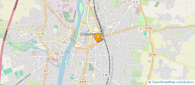 localisation de l'entreprise SCI VIVALDI  CHATELLERAULT