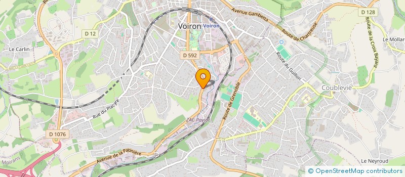 localisation de l'entreprise SCI VIVALDI à VOIRON
