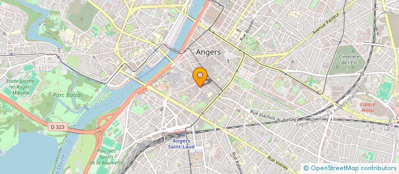 localisation de l'entreprise SCI VIVALDI à ANGERS