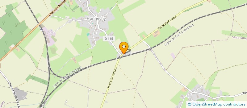 localisation de l'entreprise SCI VIVALDI  HONNECHY