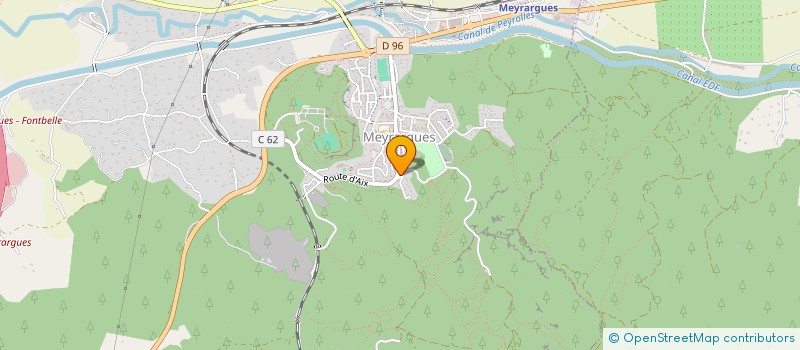 localisation de l'entreprise SCI VIVALDI  MEYRARGUES