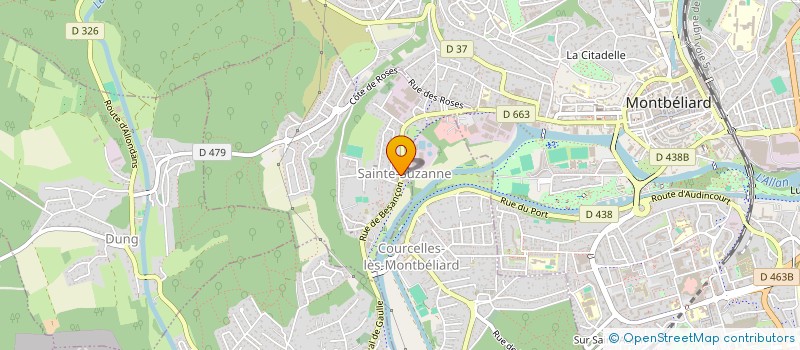 localisation de l'entreprise SCI VIVALMY  SAINTE-SUZANNE