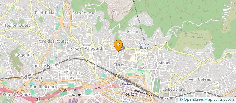 localisation de l'entreprise SCI VIVALUAZ  TOULON