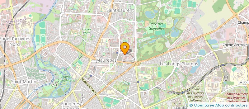 localisation de l'entreprise SCI VIVAMAPA  RENNES