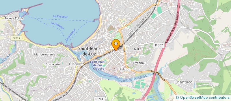 localisation de l'entreprise SCI VIVANCO à SAINT-JEAN-DE-LUZ