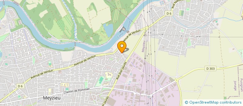 localisation de l'entreprise SCI VIVANT-DEDIEU  MEYZIEU