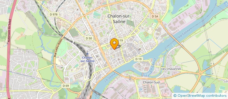 localisation de l'entreprise SCI VIVANT DENON à CHALON-SUR-SAONE