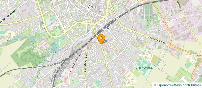 localisation de l'entreprise SCI VIVAT à ARRAS